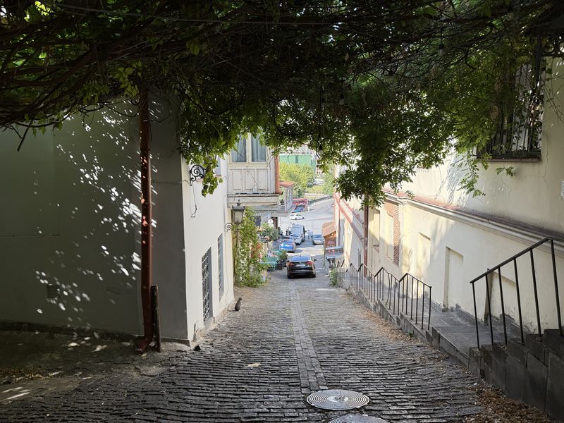Tbilisi Cobblestone Alley